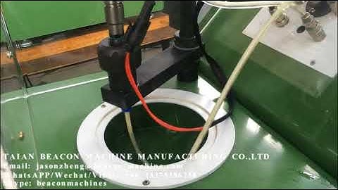 BOSCH EPS200 diesel fuel common rail injector test bench operation video