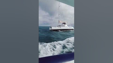 Storm is coming . escorting a catamaran in international waters. #viral #ship #travel #shortvideos