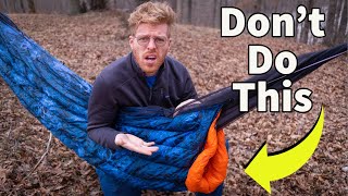 7 Mistakes New HAMMOCK Campers Should Avoid Making
