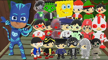 Tag with Ryan PJ Masks Catboy vs All New Characters Unlocked Christmas Update Combo Panda Gameplay