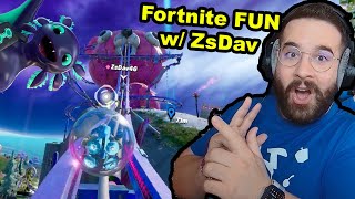 FUNolás a Fortniteban ZsDavval ! | Fortnite Zero Build DUO