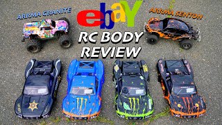 eBay RC Car Body Review for Arrma Granite & Arrma Senton