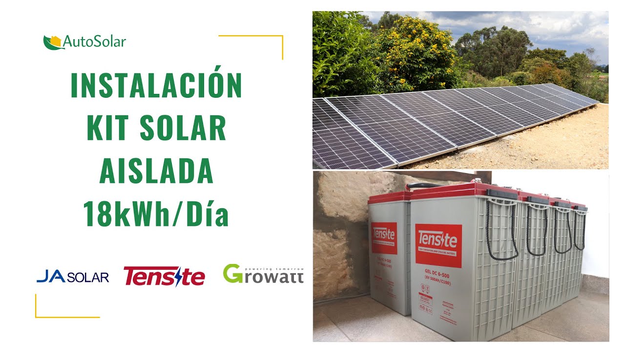 Kit Solar Casa Campo 3000W 24V 6400Whdia