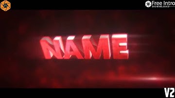 FREE RED Intro Template #01 Cinema 4D & After Effects