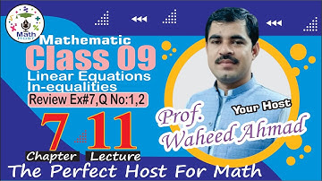 REVIEW EXERCISE 7 Q 1, 2 CLASS 9 MATH || MATH || MATH HOST