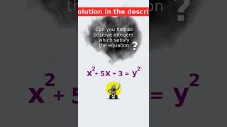 Can you solve this Non Linear Diophantine equation ?