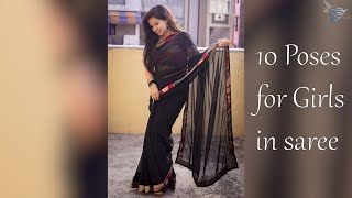 10 Poses for girls in saree😍 || Traditional || Must watch video || screenshot 5