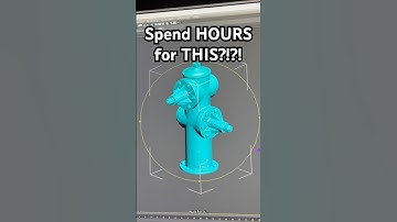 Made this detailed #3d model of fire hydrant to #3dprint for #diorama only to realize its #164scale