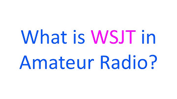 What is WSJT in Amateur Radio? (& Meteor Scatter)
