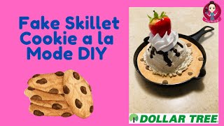 Fake Bake Skillet Cookie a la Mode  Dollar Tree