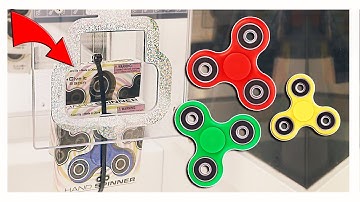 I WON FIDGET SPINNERS FROM KEYMASTER! || Arcade Games