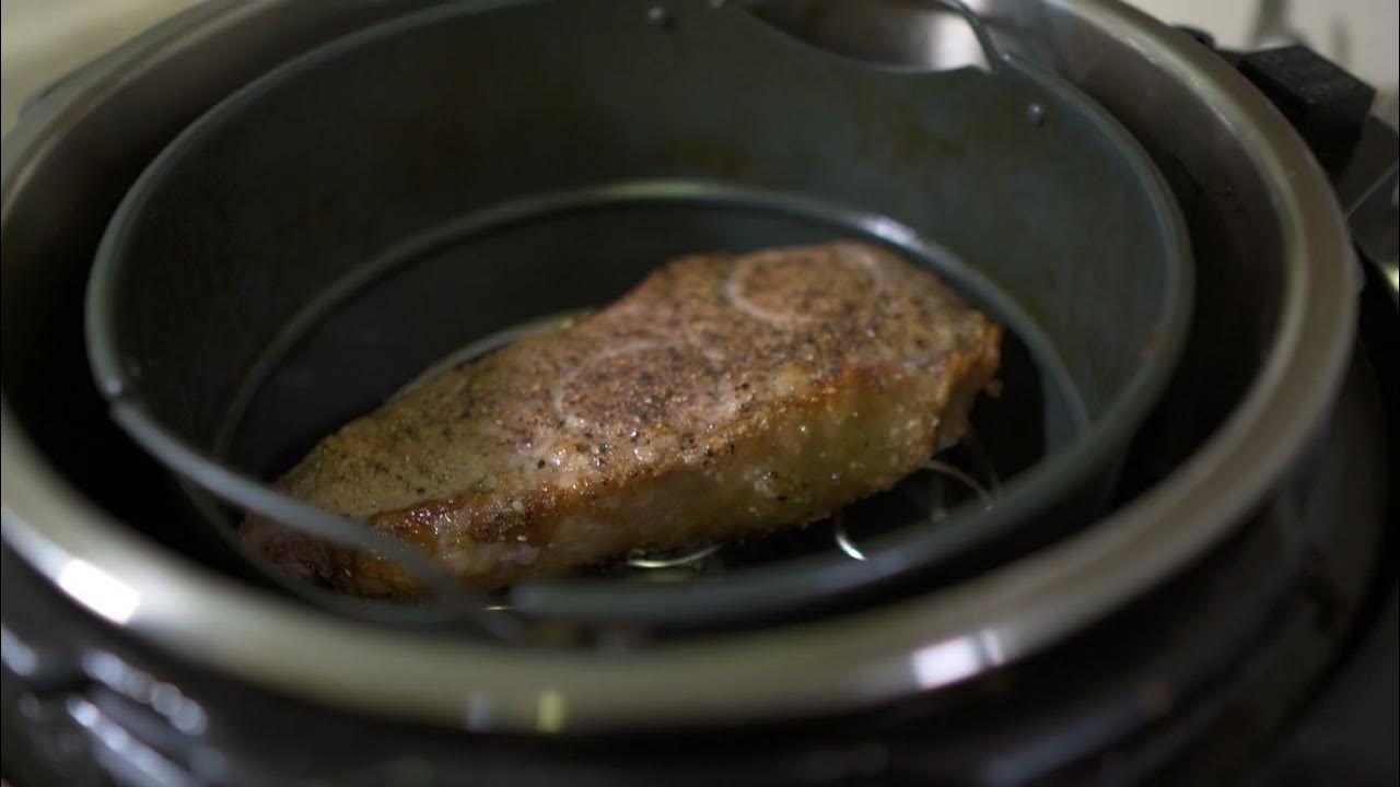 Cooking a steak in the Instant pot Duo Air Fryer edition. YouTube
