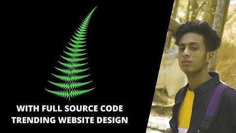 Barnsley fern playground html css js with full source code in 2022 by jishaansinghal