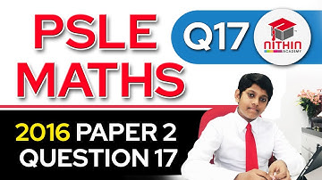 PSLE Math 2016 | Paper 2 Question 17 | Primary 6 Singapore | Area & Perimeter