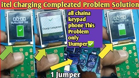 Charging Compleated Problem Only 1Jumper ✅ Itel Lava Any Chaina phone🤓 1 Jumper मे Problem खत्म 😋✅