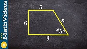 Determine the missing length of a figure using special right triangle