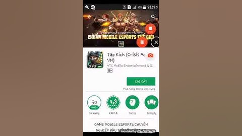 Cách tải game tập kích