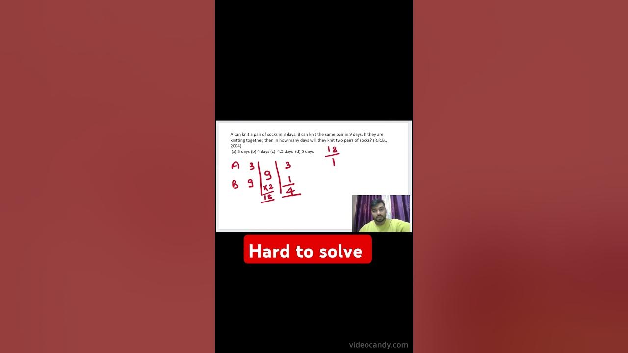 Solving time and work question with jugaaad l rrb ntpc l bank maths l