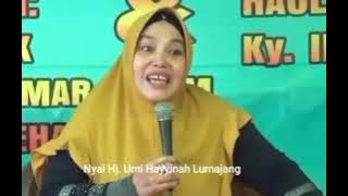 Resep supaya mudah melahirkan Nyai Hj. Umi Hayyinah Lumajang ( Bahasa madura)