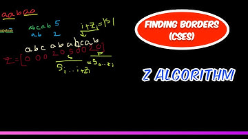 Finding Borders - CSES Problem Set (Z Algorithm)