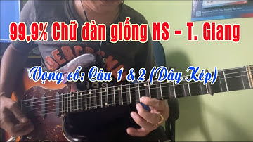 99,9% Giống chữ Đàn NS Trường Giang |  Độc Tấu Guitar Vọng Cổ 12 dây kép | VC 12 Dây Kép