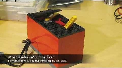 Lego WeDo Most Useless Machine Ever (2012)