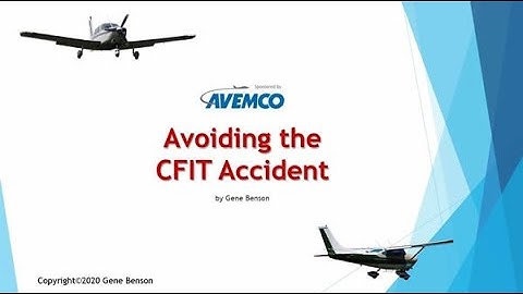 Avoiding the CFIT Accident
