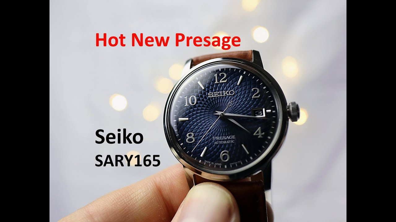 HOT New 2020 Seiko Presage Release (Under 40mm): SARY165 Unboxing & Review  - YouTube