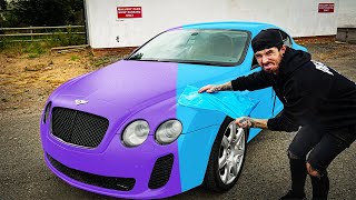 WRAPPING MY BENTLEY CONTINENTAL GT