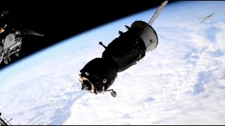 Russia&#39;s leaky Soyuz spacecraft undocks from space station for return to Earth