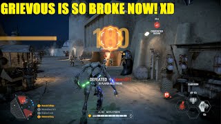 Star Wars Battlefront 2 - Grievous is just not even fair anymore!🤣 Holy sh*t this guy is insane!