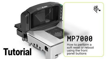 Soft Reset or Reboot MP7000 Using Front Panel Buttons | Zebra