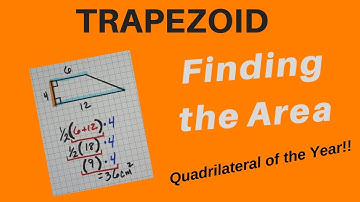 Trapezoid Area  - Easy way to visualize finding area of Trapezoids