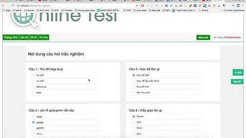 [ Đồ án ] Ứng dụng thi trắc nghiệm trực tuyến laravel 2021