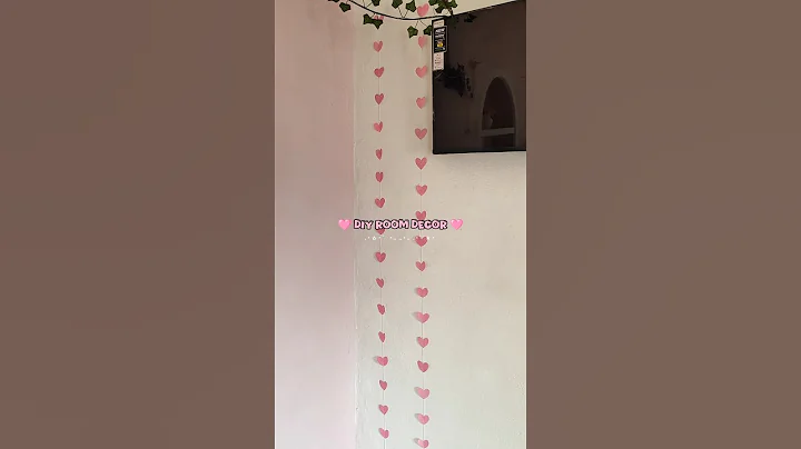 Diy Room Decor Idea 💗 || Aesthetic Room Decor #shorts #diy #art #decor #aesthetic