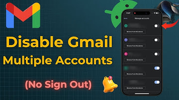 How to Disable Multiple Gmail accounts🚫| Stop Emails & Notifications Instantly