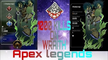 I HIT 1000 KILLS ON WRAITH! /APEX HIGHLIGHTS #2