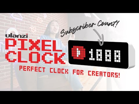 Ulanzi Desktop Pixel Clock... Perfect for CREATORS!