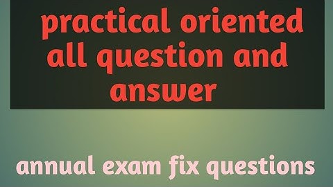 2nd PUC accountancy practical oriented question and answer annual exam important questions