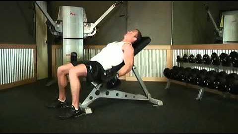 Biceps   Alternate Incline Dumbbell Curl   Exercises Guide!   Live Health Club