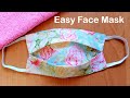 😷 Как сшить МНОГОРАЗОВУЮ МАСКУ без машинки 😷 DIY Face Mask No Sewing Machine at home 😷