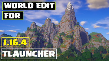 How to download and install Worldedit in Tlauncher Minecraft !! make instant structures in minecraft