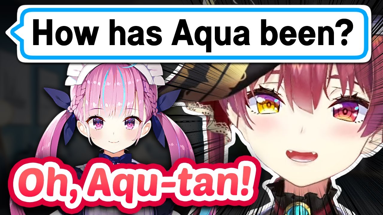 Marine On Her Recent Interactions With Aqua 【ENG Sub Hololive】