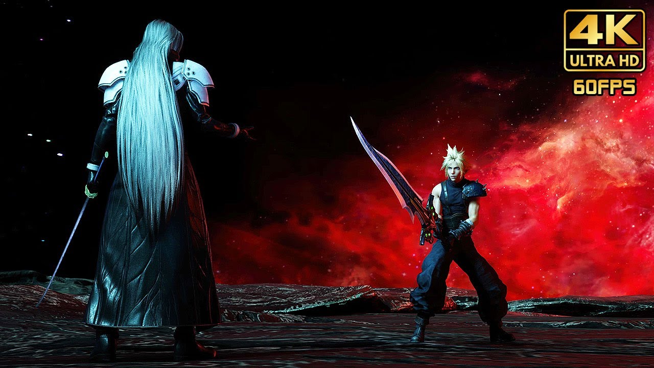 Final Fantasy VII Remake: Intergrade (PS5) - Cloud vs Sephiroth FINAL BOSS  FIGHT @ 4K 60ᶠᵖˢ