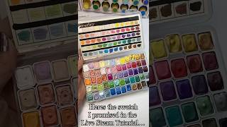 Shifting Watercolors from Livestream 4-25