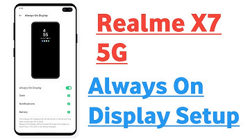 Realme X7 5G Always On Display Features Tips And Tricks