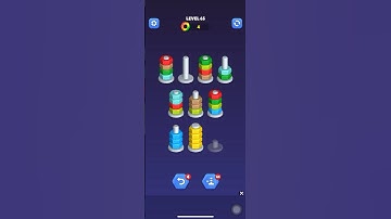 Nut Sort Color Puzzle Games Level 65 #shorts #gaming #shortsfeed #sortinggame