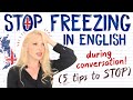 STOP FREEZING in English when you CAN'T REMEMBER a word! Improve English Conversation