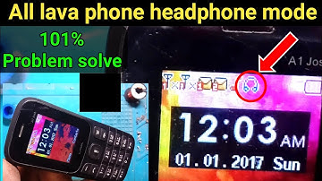 Lava headphone problem | lava keypad mobile headphone mode solution