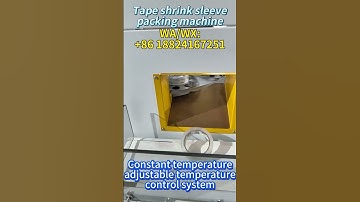 BOPP Tape Sleaving Heat Shrink Wrapping Packing Machine For Sealing Tape